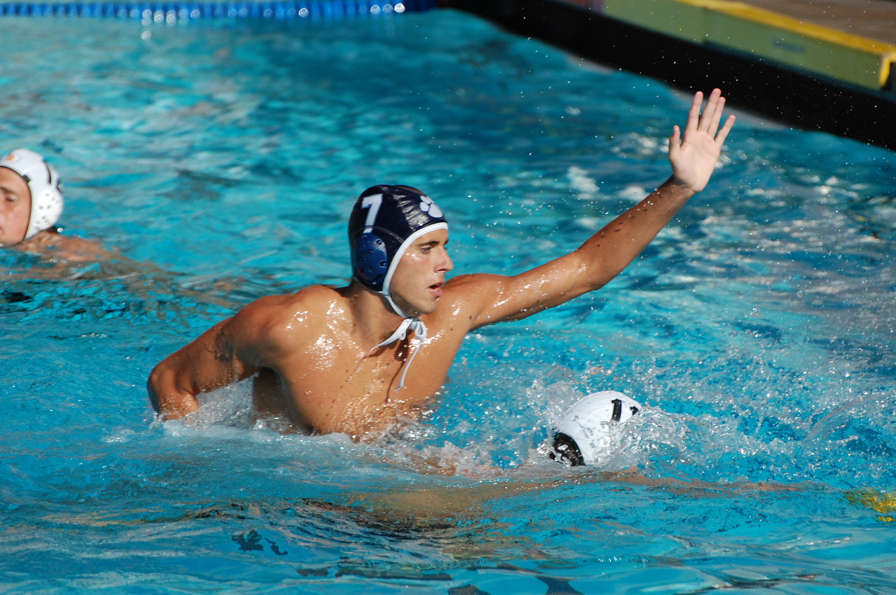 Kyle Nadel (above) is one of two Palisadians on Loyola High's top-ranked varsity water polo team.